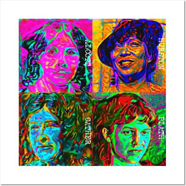 Pop Art - American Novelists (Female) Wall Art by Naves